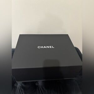 Chanel Black Gift Box with White Logo